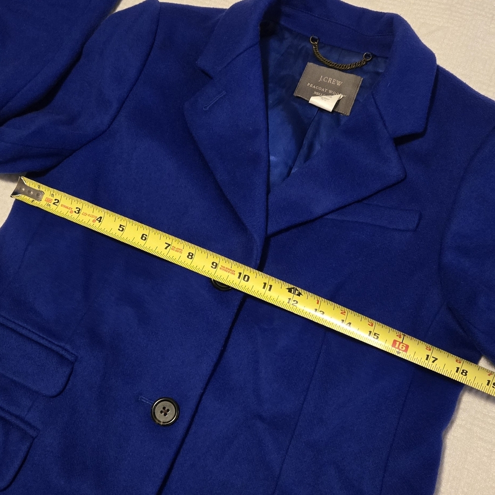 J. Crew 100% Wool by Nello Gori Peacoat, size 8 - Picture 5 of 11
